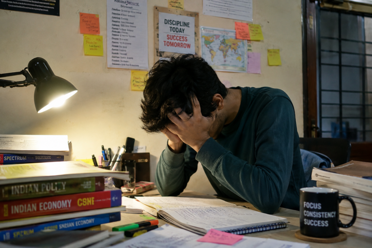 Mental Health Challenges Faced by UPSC & Government Exam Aspirants in Lucknow