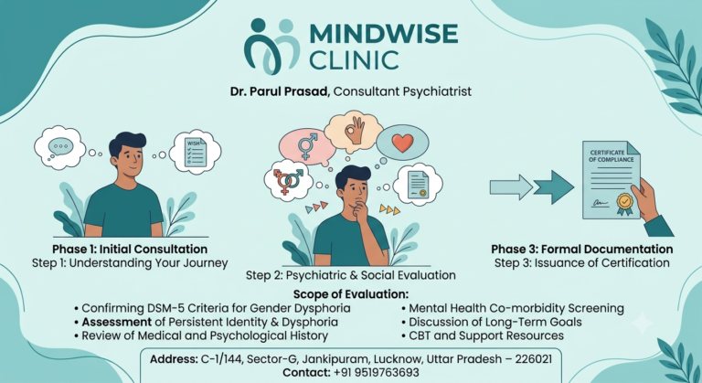 Gender Dysphoria Certification in India: A Compassionate & Clinical Guide | Mindwise Clinic Lucknow