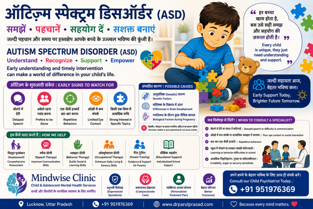 best psychiatrist for autism in lucknow dr parul prasad
