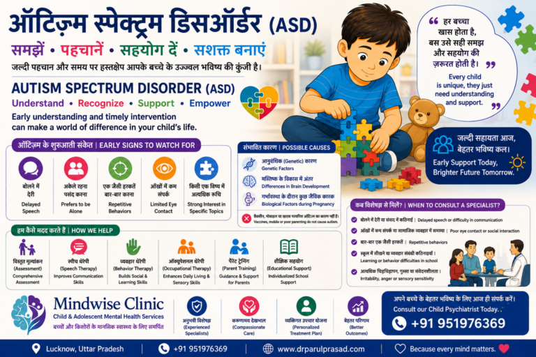 best psychiatrist for autism in lucknow dr parul prasad